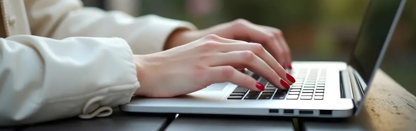 طالب يتعلم باستخدام الحاسوب المحمول